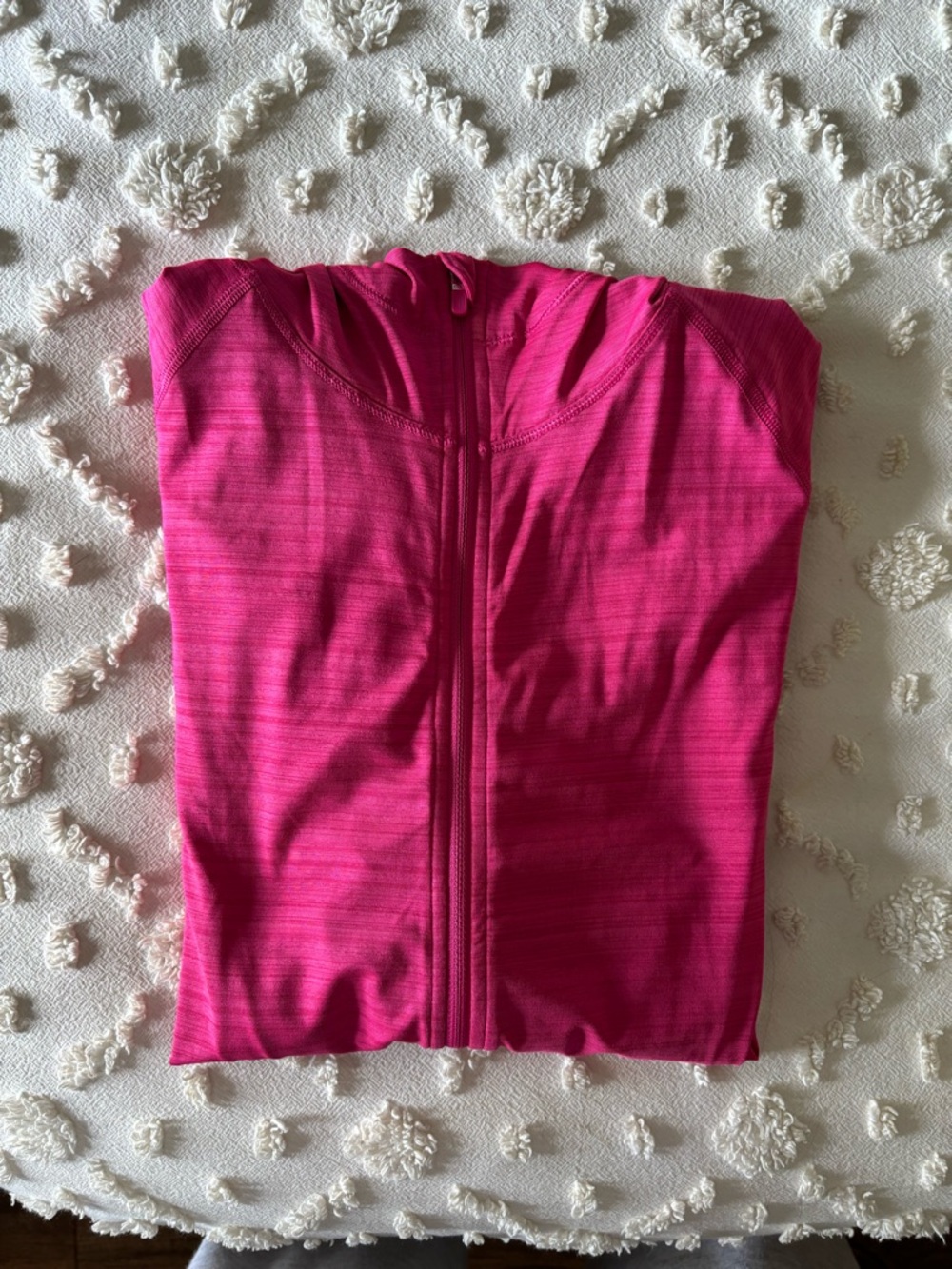 Athleta Fuchsia Pink Zip-Up Jacket